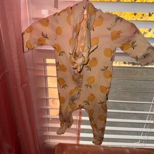 Lemon Print Kids One Piece